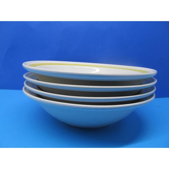 Chadds Ford Spring Meadow  Set Of 4 Vintage 7" Rimmed Cereal Bowls VGC No Issues - Picture 8 of 9